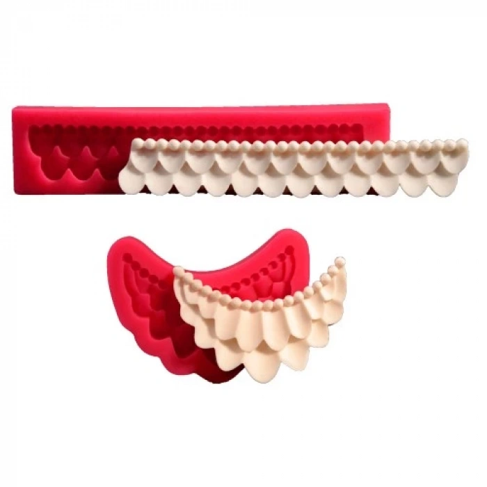 Cesil İkili Bordür Set Silikon Kalıp 8*3.5cm 14*2.5 cm