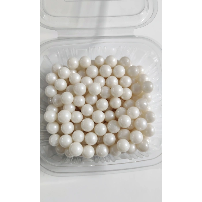100 Gr İnci Sedef Sprinkles Büyük Boy 8 mm Süsleme Şekeri