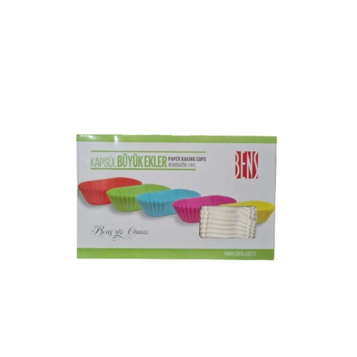 Bens Büyük Ekler Kapsül Beyaz 600 adet