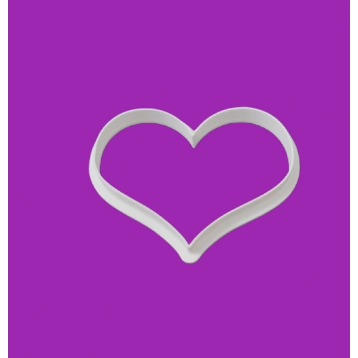 Kalp Kurabiye Kesici 9 cm