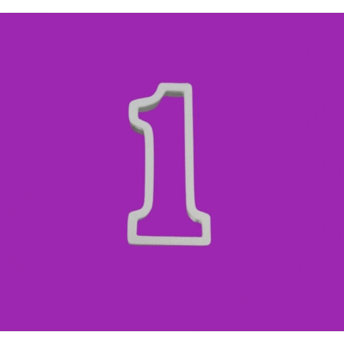 1 Rakam Kurabiye Kesici 8 cm