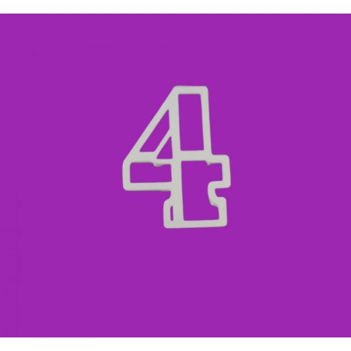 4 Rakam Kurabiye Kesici 8 cm