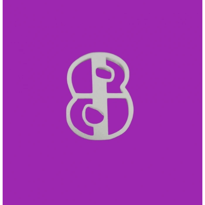 8 Rakam Kurabiye Kesici 8 cm