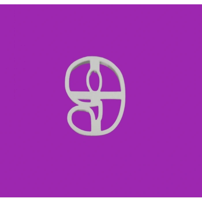 9 Rakam Kurabiye Kesici 8 cm