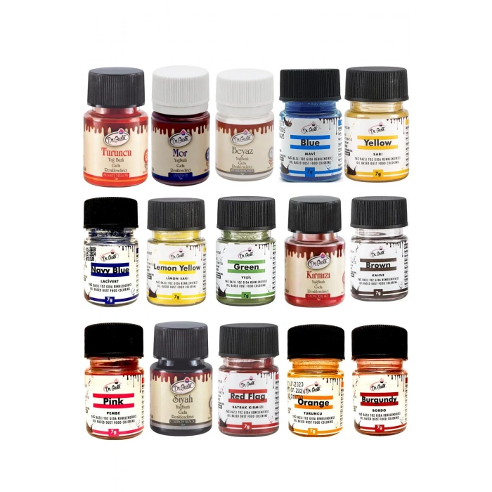 Dr Gusto Yağ Bazlı Toz Gıda Boyası 7 Gr