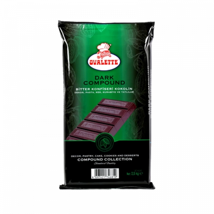 Ovalette 2.5 kg Bitter Konfiseri Çikolata