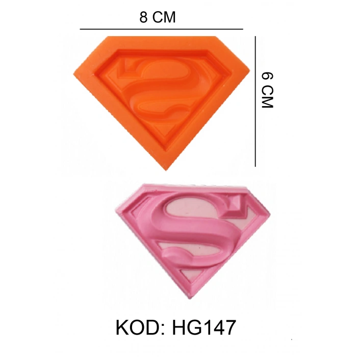 Cesil Superman Silikon Kalıp 6.5x5 cm