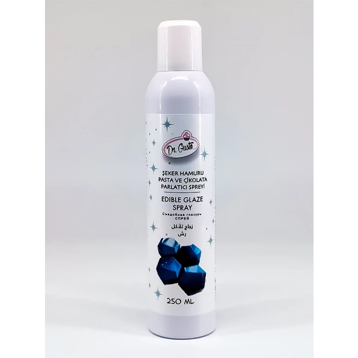 Şeker Hamuru Pasta ve Parlatıcı Sprey Edible Glaze Spray 250 ml