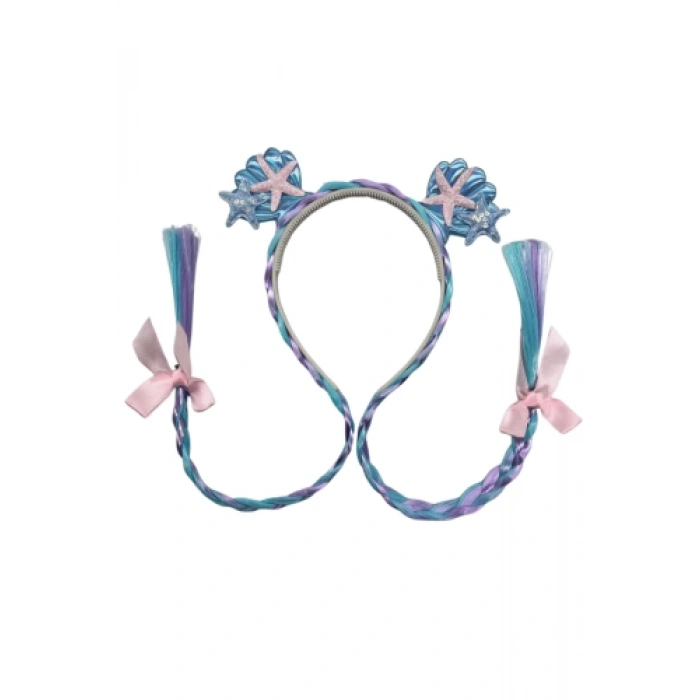 Taç Saç Tokalı Deniz Kızı Model Örgülü