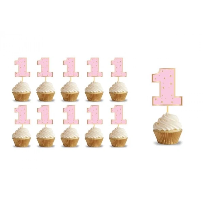 Kürdan 1 Yaş Pembe 10 Parça