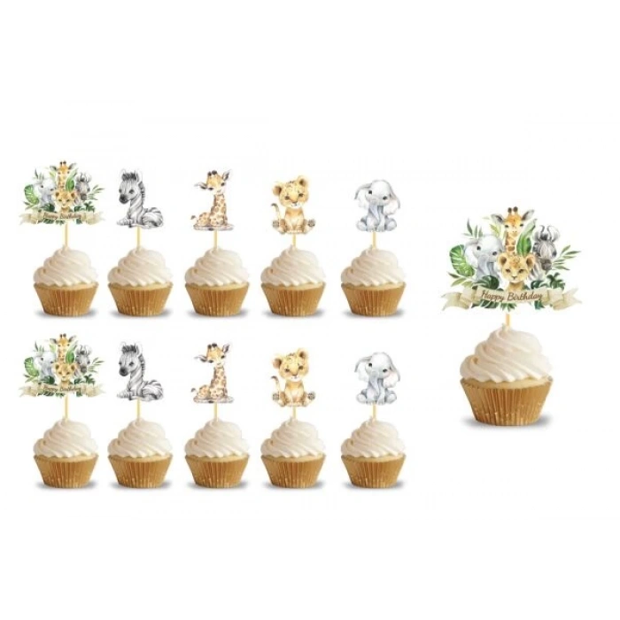 Kürdan Baby Safari Animal 10 Parça