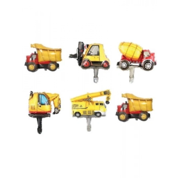 Folyo Balon 6lı Set 14 inç İnşaat