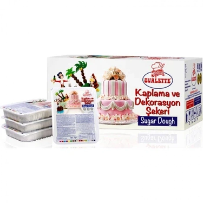 Ovalette Şeker Hamuru Beyaz 1 kg