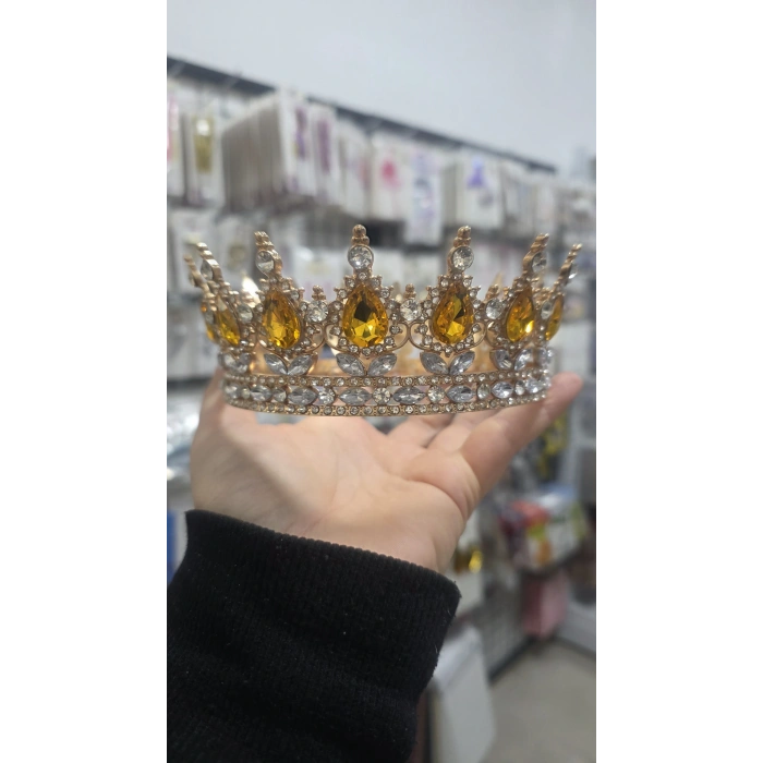 Pasta Üstü Metal Taç