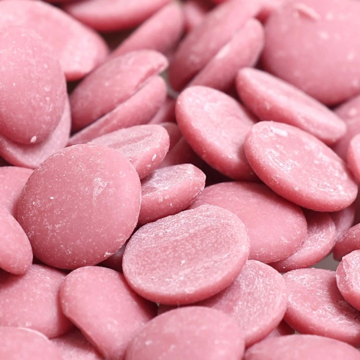 Callebaut Ruby Damla Drop Çikolata (bölünmüş) 500 gr-1 kg seçenekli