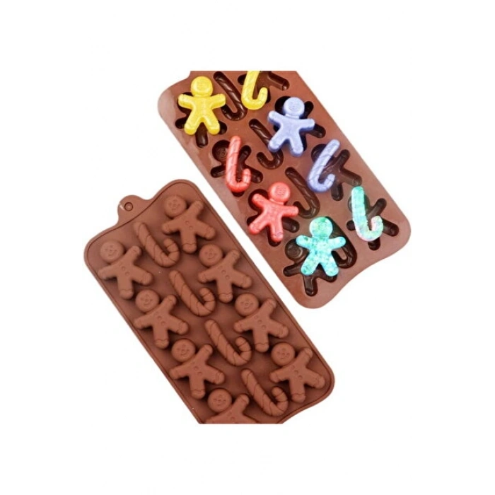 Silikon Çikolata Kalıbı Yılbaşı