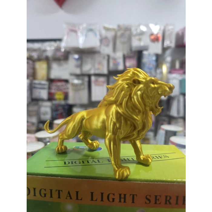 3d Aslan Figürü Pasta Üstü Süs