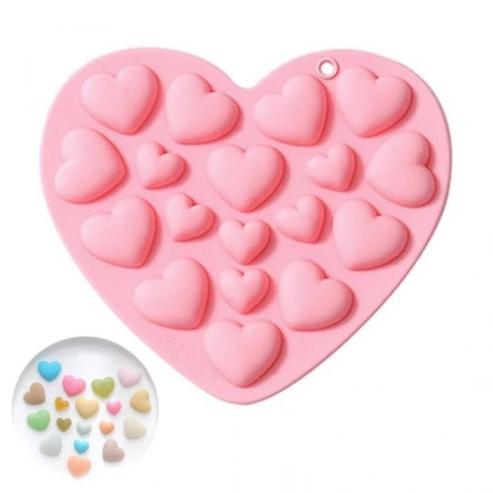 Çoklu Kalp Silikon Kalıp
