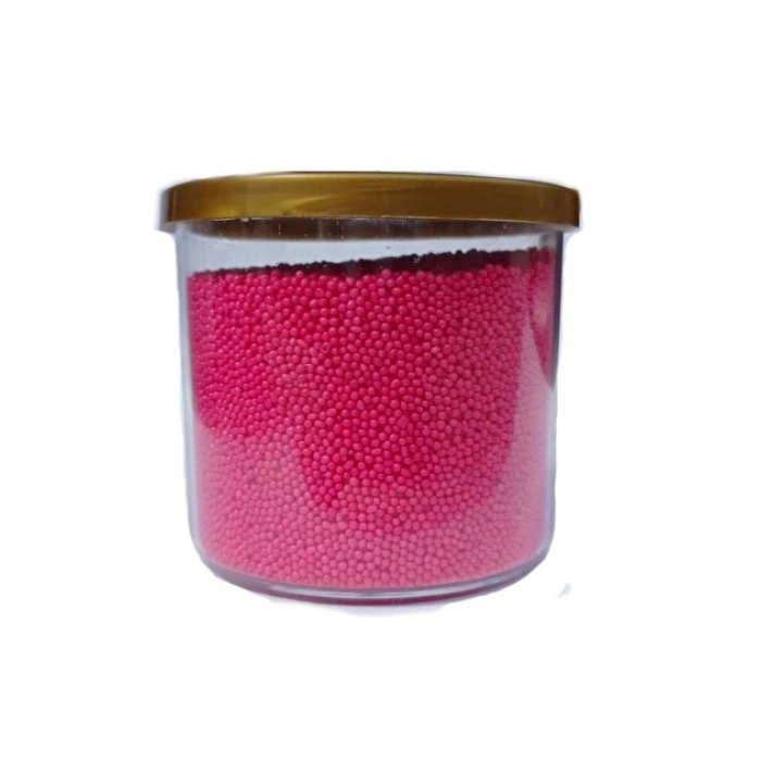 Fuşya Pembe Mini Sprinkles Şeker Cakepops Şekeri 100 gr