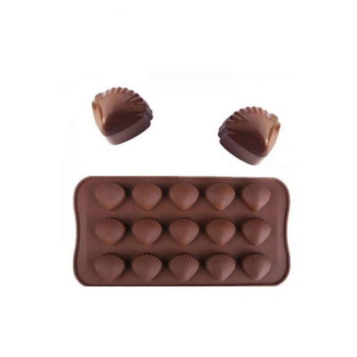 İstiridye Deniz Kabuğu Küçük Boy Çikolata Kalıbı