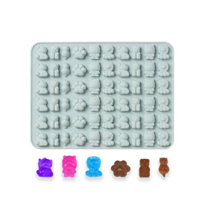 Hayvanlar Jelibon Silikon Kalıp