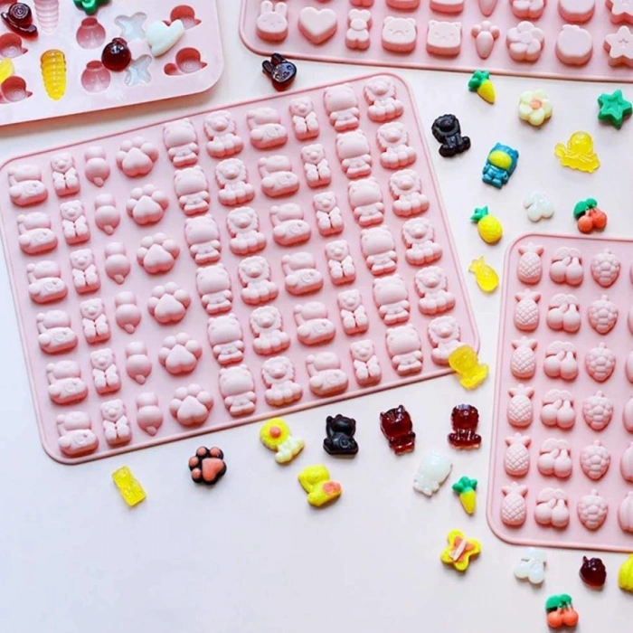 Hayvanlar Jelibon Silikon Kalıp