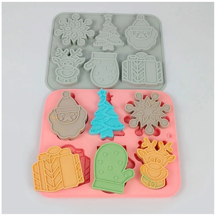 Yılbaşı Kış Temalı Silikon Kalıp Kek Kalıbı