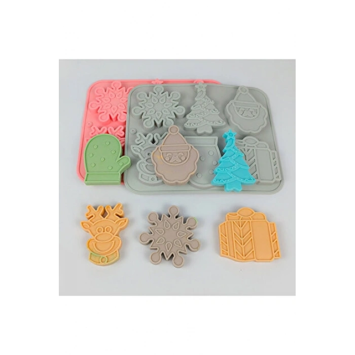 Yılbaşı Kış Temalı Silikon Kalıp Kek Kalıbı