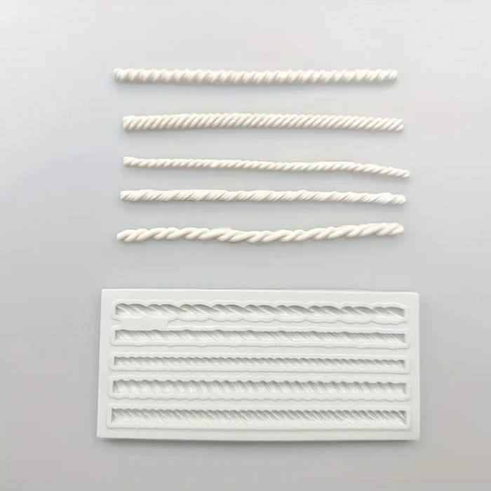 5 li Burgu Silikon Kalıp Küçük Boy