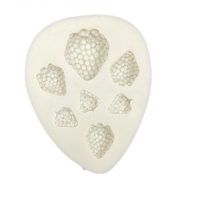 7 Boy Çilek Silikon Kalıp