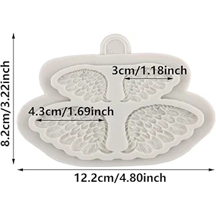 2 Boy Melek Kanadı Silikon Kalıp