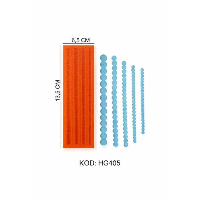 5 li İnci Zincir Silikon Kalıp