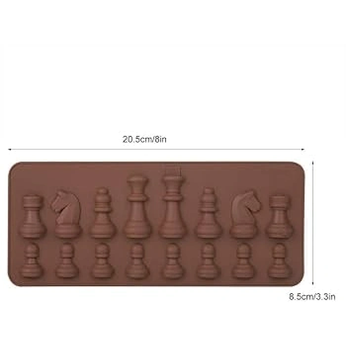 Satranç Silikon Çikolata Kalıp
