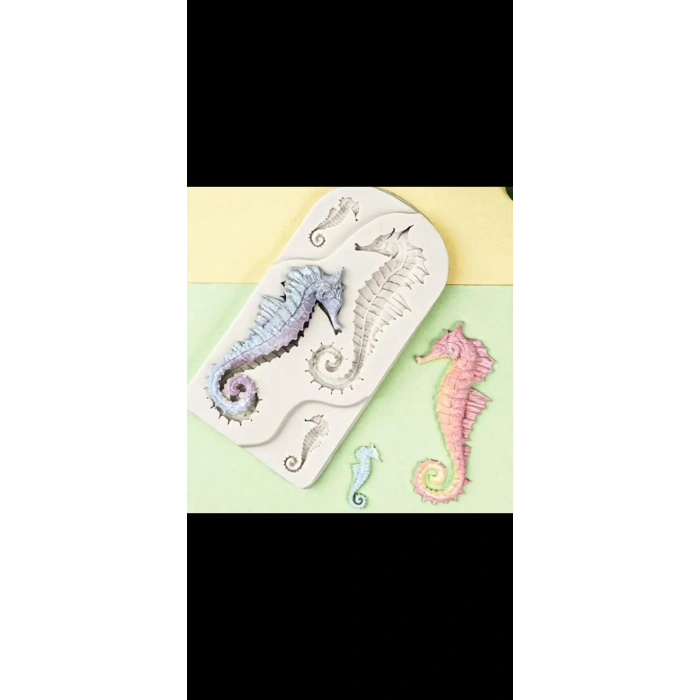 HG105 4 lü Deniz Atı denizatı Silikon Kalıp