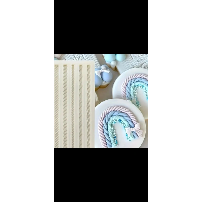 5 li Burgu Silikon Kalıp Küçük Boy