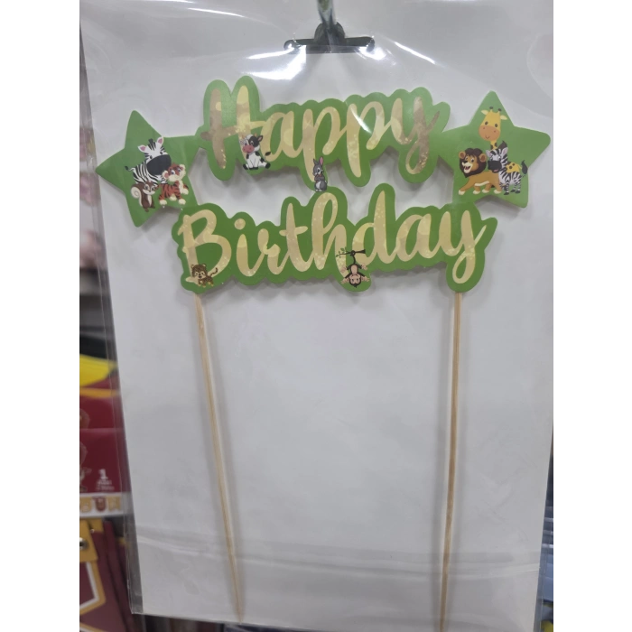 Safari Pasta Üstü Çubuklu Süs