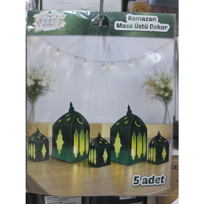 Ramazan Masa Üstü Dekor Yeşil
