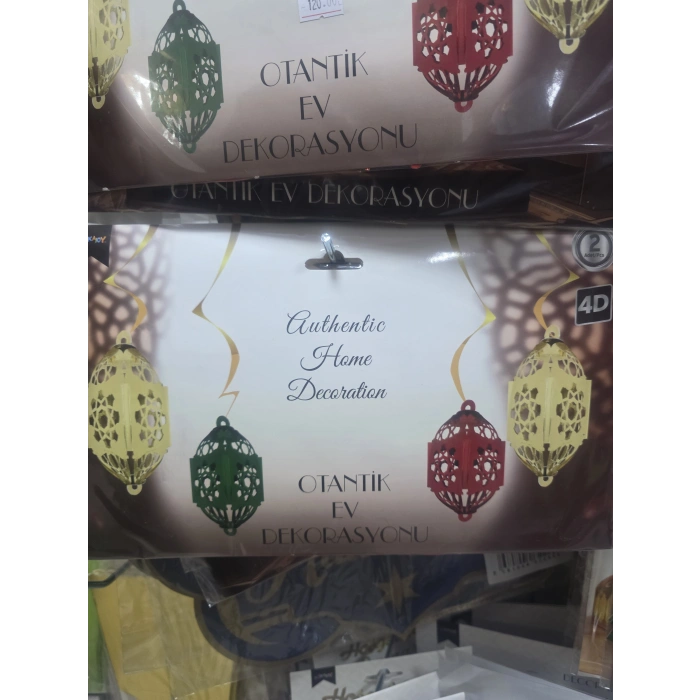 Otantik Ev Dekorasyon Tavan Süsü Gold