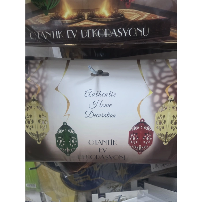 Otantik Ev Dekorasyon Tavan Süsü Gold