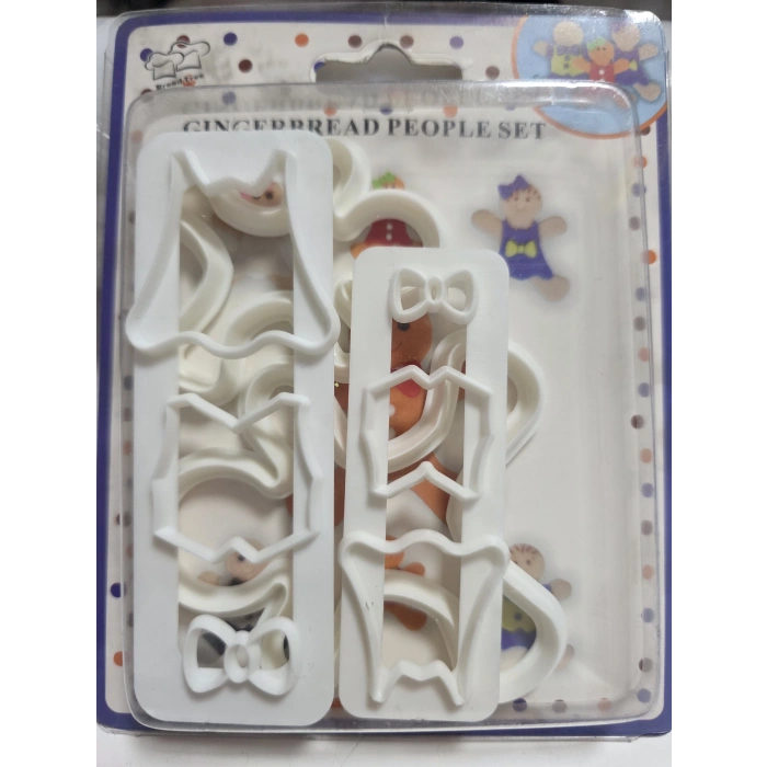 Gingerbread People Zencefil Adam Kurabiye Kesici Set