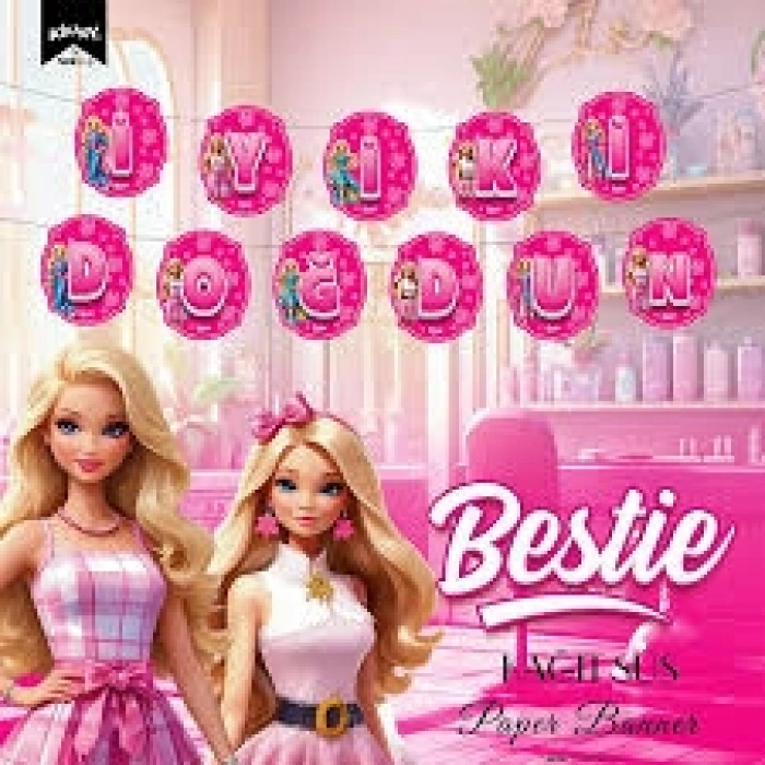 Bestie Barbie İyi ki Doğdun Banner