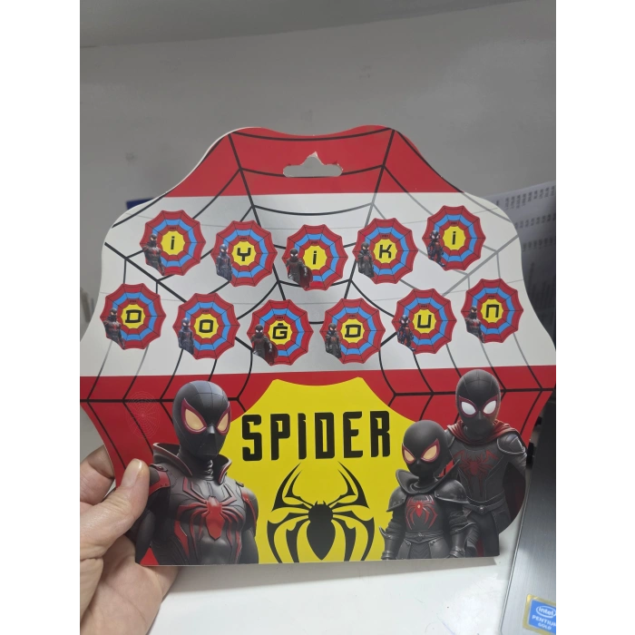 Spiderman İyiki Doğdun Banner