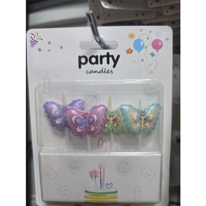 Kelebek Temalı Mum