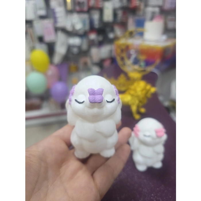 Tavşan Figürü 8 cm Renk Seçenekli