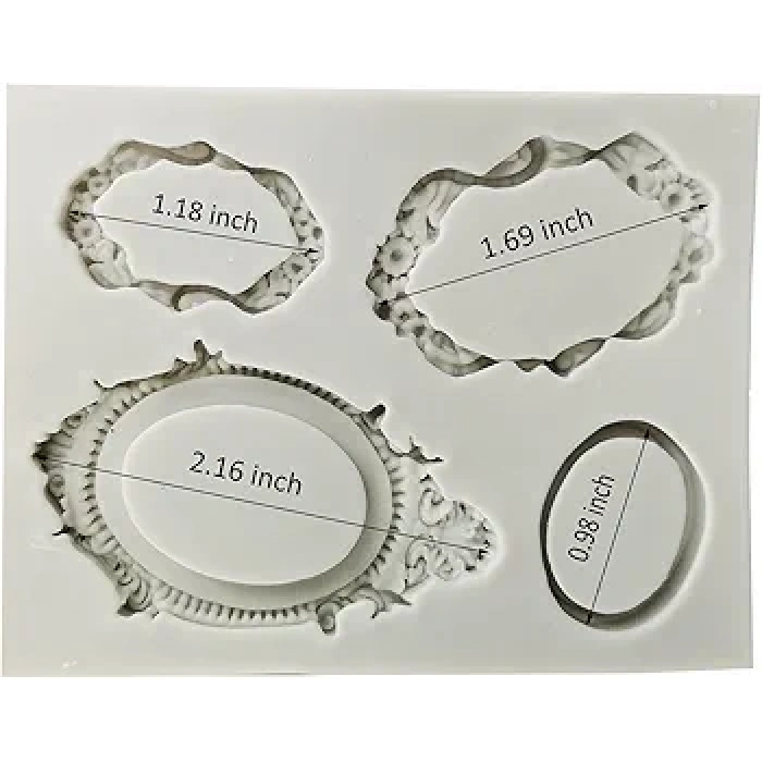 4 lü Çerçeve Silikon Kalıp