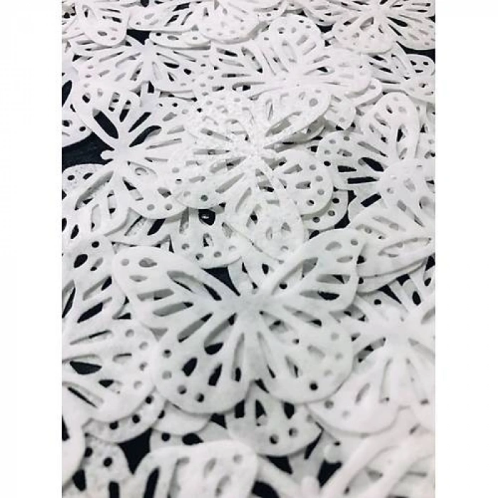 Yenilebilir Kağıt Kullanıma Hazır Dantel Kelebekler