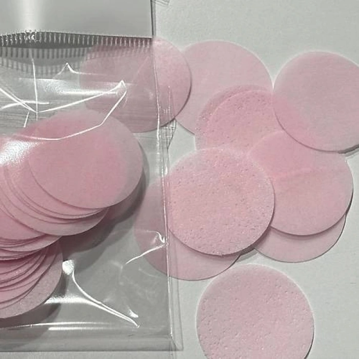 Yenilebilir Kağıt Hazır Kesilmiş Pembe Yuvarlaklar