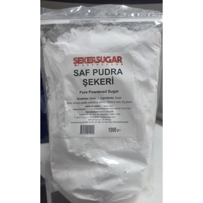 Şeker Sugar Saf Pudra Şekeri 1 kg