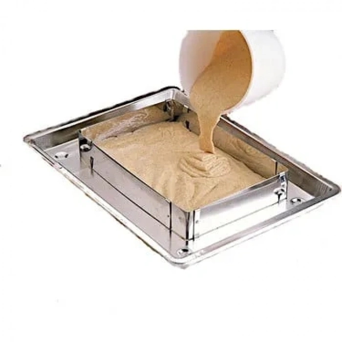 Ayarlanabilir Kare Pandispanya Kek Kalıbı Çember Derinlik 10 cm 20x40 cm