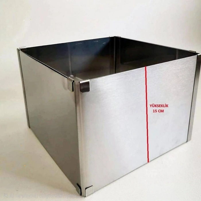 Ayarlanabilir Pandispanya Kalıbı 20-40cm Derinlik 15cm